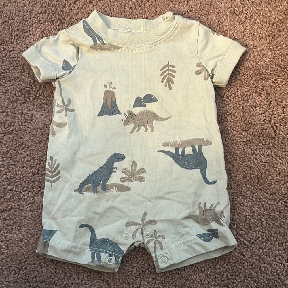 Carter's Cream Dinosaur Bodysuit